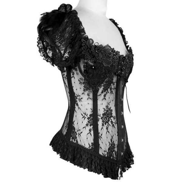 Paris Eva Lady Top à Manches Courtes ‘Mystic’ Noir 11