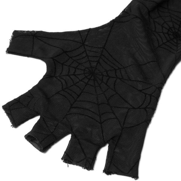 PUNK RAVE Top à Manches Longues ‘Araneidae’ Noir marque moins cher 15