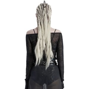 PUNK RAVE Top à Manches Longues ‘Araneidae’ Noir marque moins cher 22