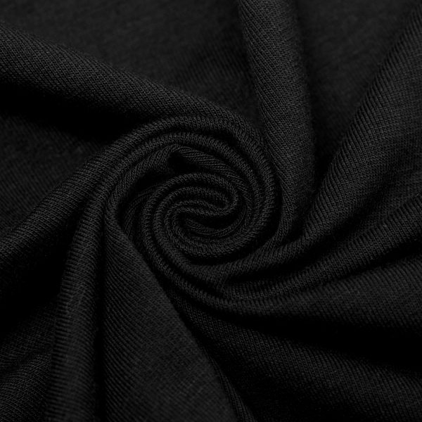 PUNK RAVE Top à Manches Longues ‘Coffin’ Noir haute qualité 13