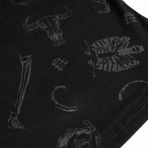 DEVIL FASHION Top à Manches Longues ‘Draven’ Noir livraison la plus rapide 50