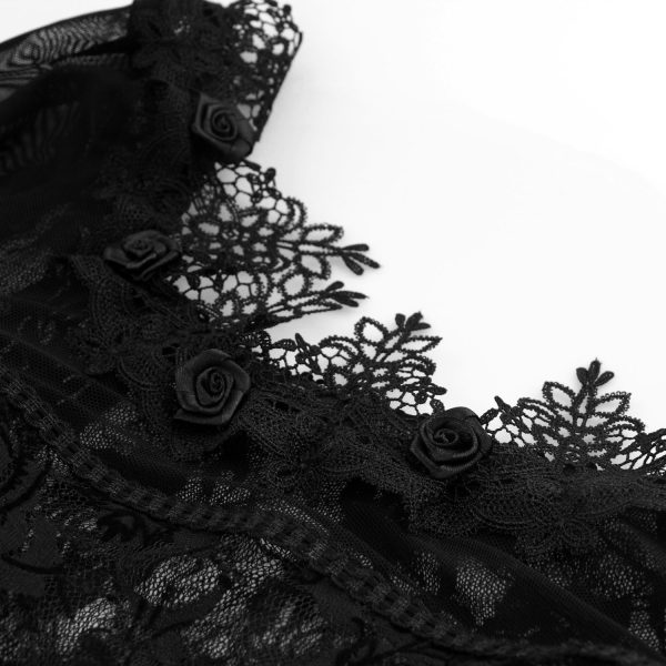 site officiel Eva Lady Top à Manches Longues ‘Femme Fatale’ Noir 13