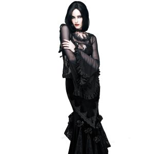 site officiel Eva Lady Top à Manches Longues ‘Femme Fatale’ Noir 24