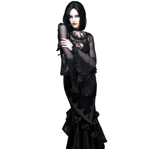 site officiel Eva Lady Top à Manches Longues ‘Femme Fatale’ Noir 7