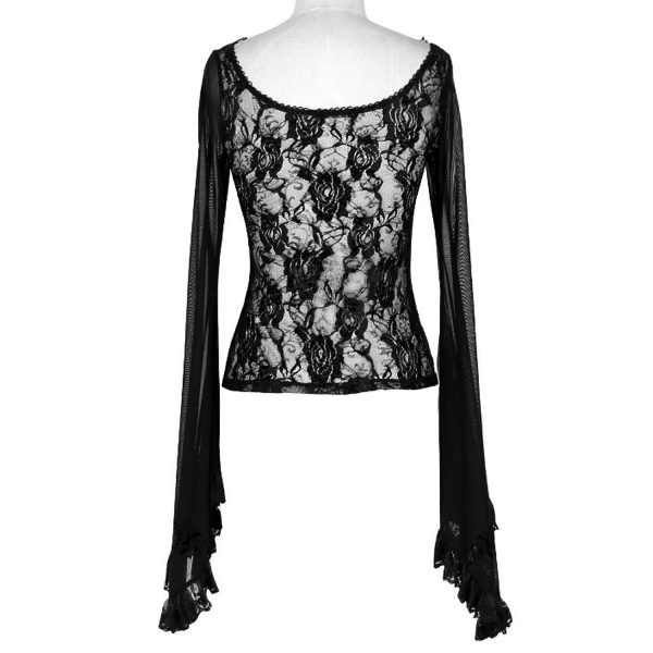 site officiel Eva Lady Top à Manches Longues ‘Femme Fatale’ Noir 9