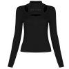 soldes ligne PUNK RAVE Top à Manches Longues ‘Gehenna’ Noir 23