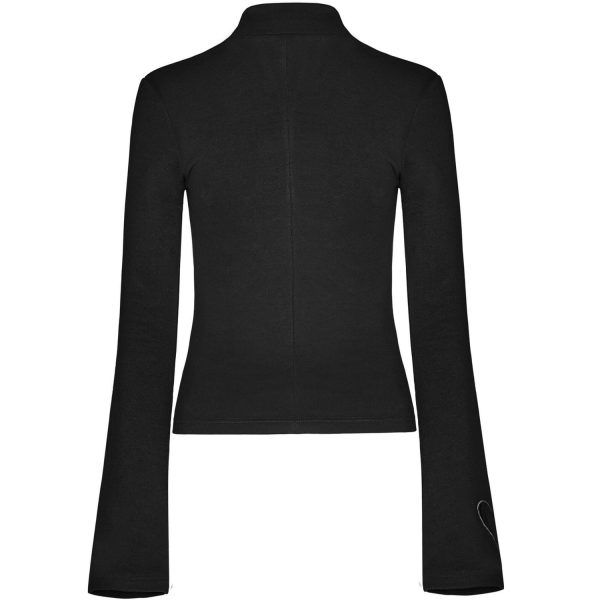 PUNK RAVE Top à Manches Longues ‘Witch’ Noir vente en ligne pas cher 8