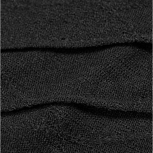 PUNK RAVE Top Asymétrique ‘Laertes’ Noir vente luxe pas cher 44