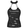 magasin france PUNK RAVE Top ‘Destruction Unit’ Noir 50