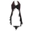 Eva Lady Top ‘Ophelia’ En Dentelle Rouge Et Noire ultratendance 50