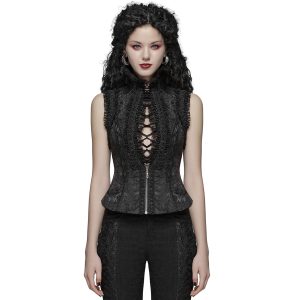 Pyon Pyon Top Sans Manches ‘Adelaide’ Noir Couleurs variées 16