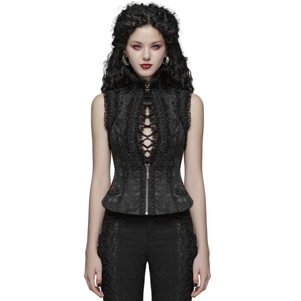 Pyon Pyon Top Sans Manches ‘Adelaide’ Noir Couleurs variées 3