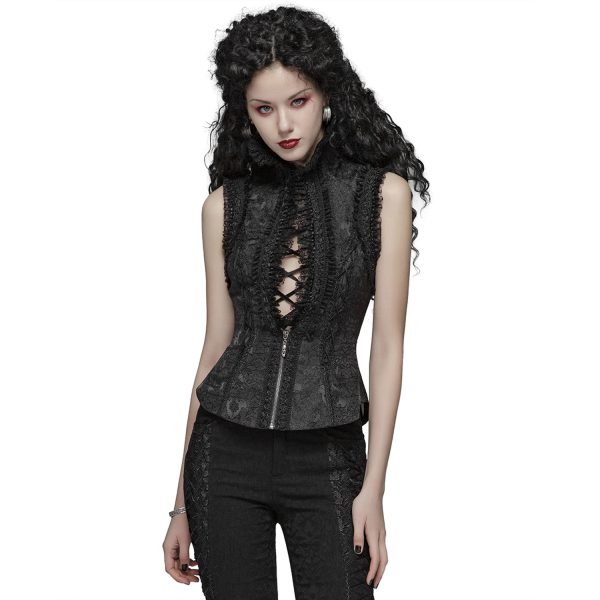 Pyon Pyon Top Sans Manches ‘Adelaide’ Noir Couleurs variées 5