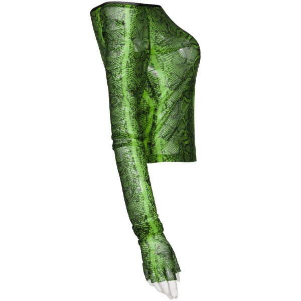 PUNK RAVE Top ‘Serpentine’ Vert Fluorescent authentiques 13