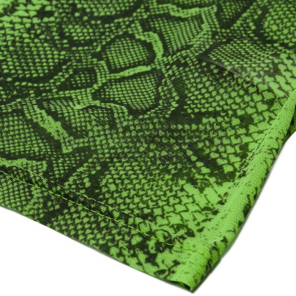 PUNK RAVE Top ‘Serpentine’ Vert Fluorescent authentiques 15