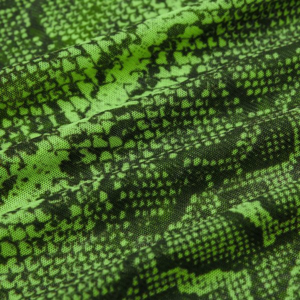 PUNK RAVE Top ‘Serpentine’ Vert Fluorescent authentiques 16