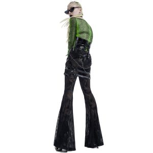 PUNK RAVE Top ‘Serpentine’ Vert Fluorescent authentiques 29