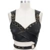 Officielle DEVIL FASHION Top ‘Steampunk Gear’ Marron 53