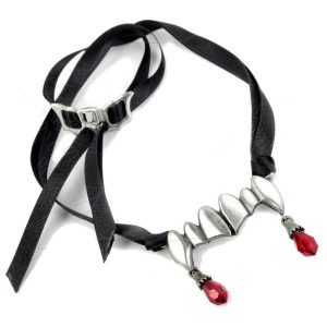 Retour Facile et Gratuit ALCHEMY GOTHIC Tour De Cou ‘Vampretta’ 7
