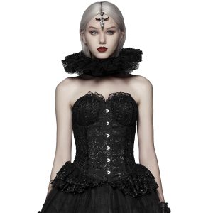 PUNK RAVE Tour De Cou ‘Victoria’ En Dentelle Noire meilleure qualité 20