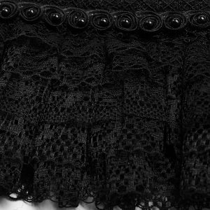PUNK RAVE Tour De Cou ‘Victoria’ En Dentelle Noire meilleure qualité 28