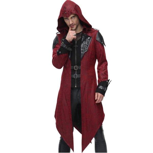 qualité supérieure DEVIL FASHION Veste à Capuche ‘Assassins Creed’ Rouge 3