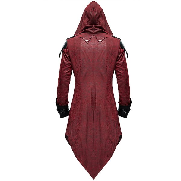 qualité supérieure DEVIL FASHION Veste à Capuche ‘Assassins Creed’ Rouge 12