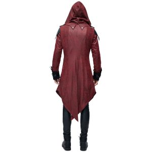 qualité supérieure DEVIL FASHION Veste à Capuche ‘Assassins Creed’ Rouge 21