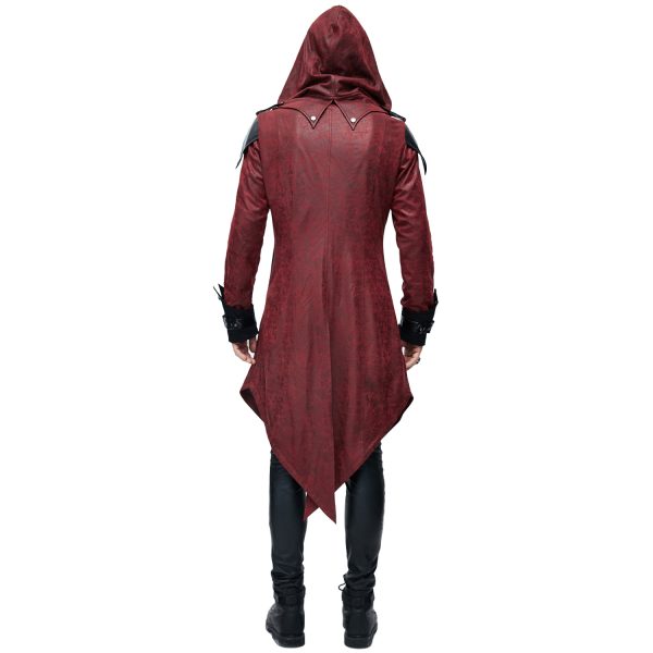qualité supérieure DEVIL FASHION Veste à Capuche ‘Assassins Creed’ Rouge 4