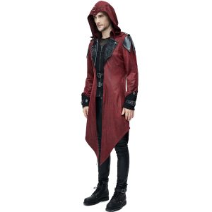 qualité supérieure DEVIL FASHION Veste à Capuche ‘Assassins Creed’ Rouge 23