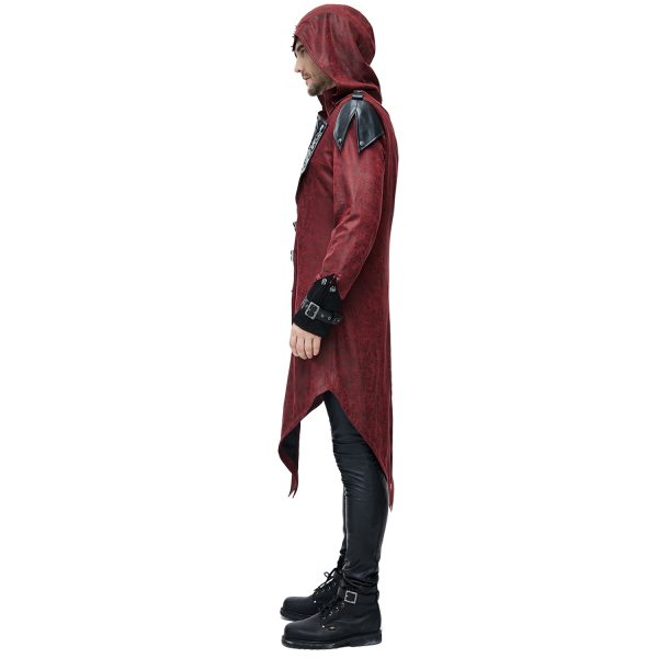 qualité supérieure DEVIL FASHION Veste à Capuche ‘Assassins Creed’ Rouge 6