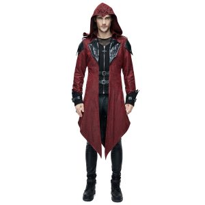 qualité supérieure DEVIL FASHION Veste à Capuche ‘Assassins Creed’ Rouge 27