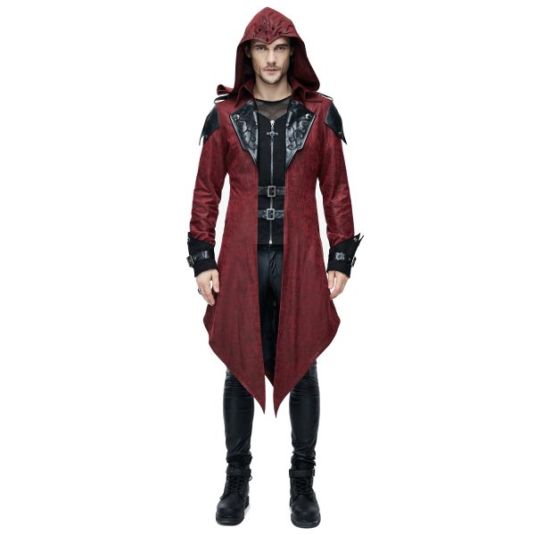 qualité supérieure DEVIL FASHION Veste à Capuche ‘Assassins Creed’ Rouge 7