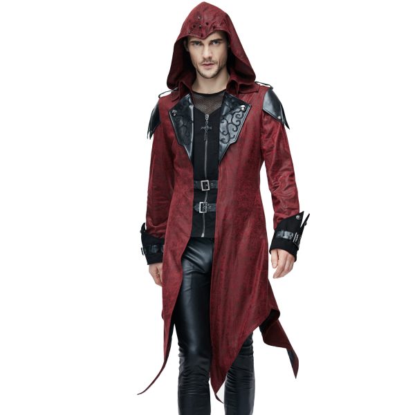 qualité supérieure DEVIL FASHION Veste à Capuche ‘Assassins Creed’ Rouge 9