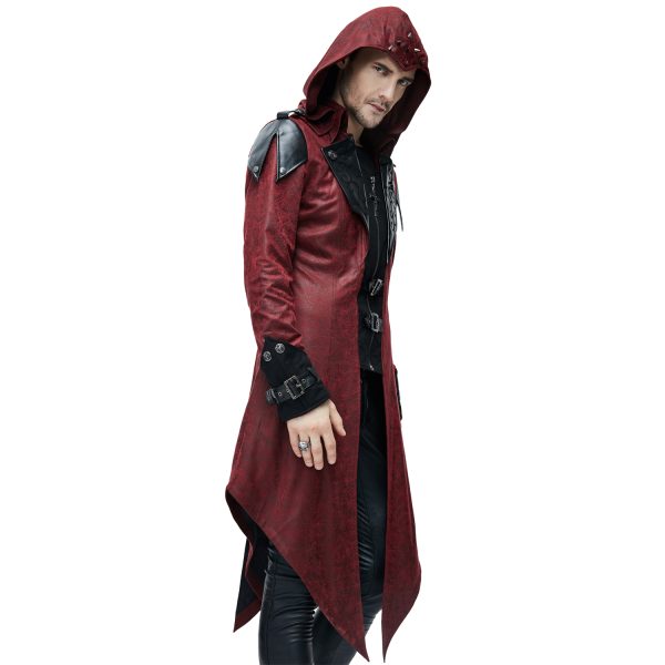 qualité supérieure DEVIL FASHION Veste à Capuche ‘Assassins Creed’ Rouge 10