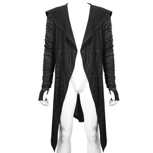 DEVIL FASHION Veste à Capuche ‘Cyber Game’ Noire pas cher en ligne 45