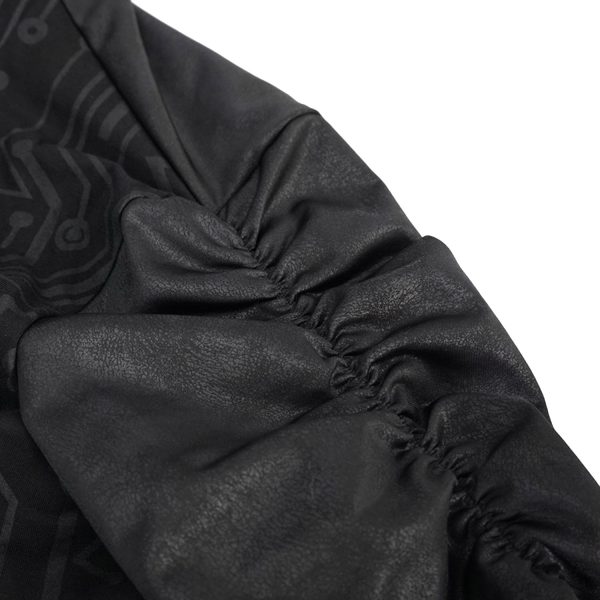 DEVIL FASHION Veste à Capuche ‘Cyber Game’ Noire pas cher en ligne 17