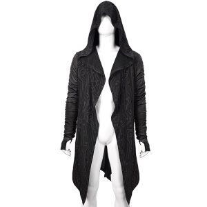 DEVIL FASHION Veste à Capuche ‘Cyber Game’ Noire pas cher en ligne 39