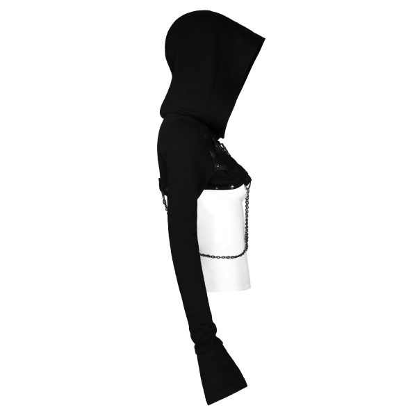 grande promotion PUNK RAVE Veste Boléro ‘Dark Doll’ Noire 13