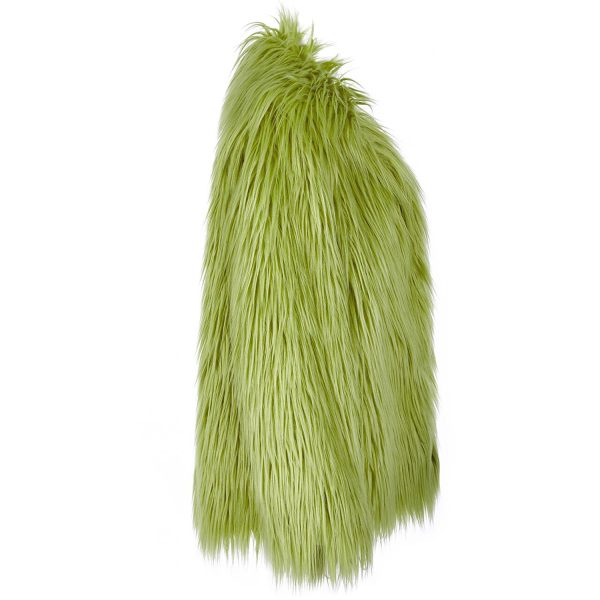 mode PUNK RAVE Veste ‘Cthulhu’ En Fausse Fourrure Verte 12