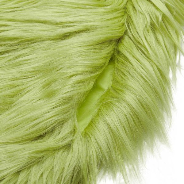 mode PUNK RAVE Veste ‘Cthulhu’ En Fausse Fourrure Verte 14