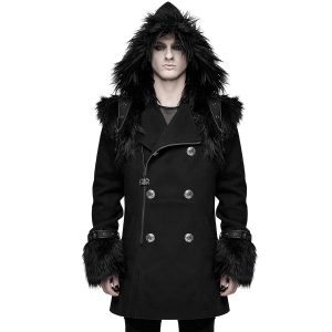mode pas cher DEVIL FASHION Veste D’Hiver à Capuche ‘Soldier’ Noire 24