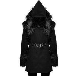 mode pas cher DEVIL FASHION Veste D’Hiver à Capuche ‘Soldier’ Noire 26
