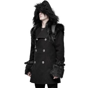mode pas cher DEVIL FASHION Veste D’Hiver à Capuche ‘Soldier’ Noire 28