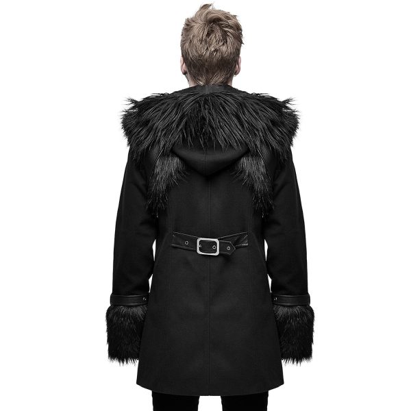 mode pas cher DEVIL FASHION Veste D’Hiver à Capuche ‘Soldier’ Noire 7