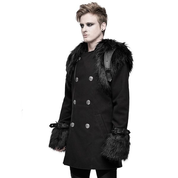 mode pas cher DEVIL FASHION Veste D’Hiver à Capuche ‘Soldier’ Noire 8