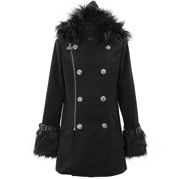 mode pas cher DEVIL FASHION Veste D’Hiver à Capuche ‘Soldier’ Noire 11