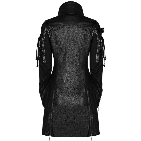 Livraison rapide PUNK RAVE Veste Femme ‘Poisonblack’ Noire 12