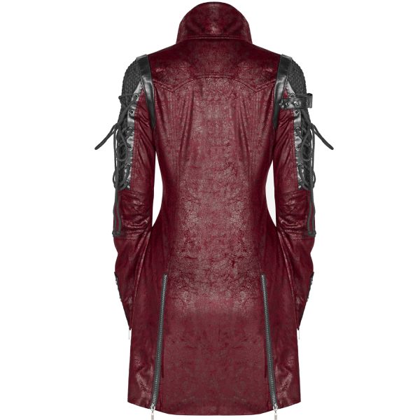 Acheter PUNK RAVE Veste Femme ‘Poisonblack’ Rouge 14