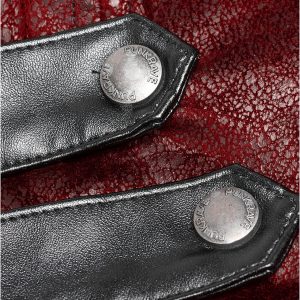 Acheter PUNK RAVE Veste Femme ‘Poisonblack’ Rouge 54